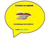 TOIFAGA ILK QADAM