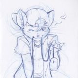Cute SFW furry art :3