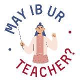 May I be ur teacher?