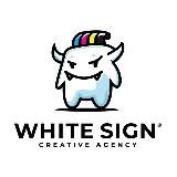 White Sign 🎄❄️☃️