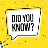 Did you know?