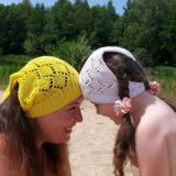 Совместный Марафон по вязанию "Летней повязки-косынки"