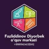 FAZLIDDINOV DIYORBEK ONLINE KURSLARI