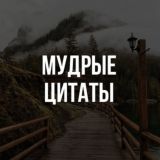 Мудрые цитаты