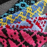 Мозаичное Вязание крючком | Mosaic crochet | Реглан крючком