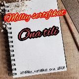 Milliy sertifikat | Ona tili| Intizor Abdullayeva